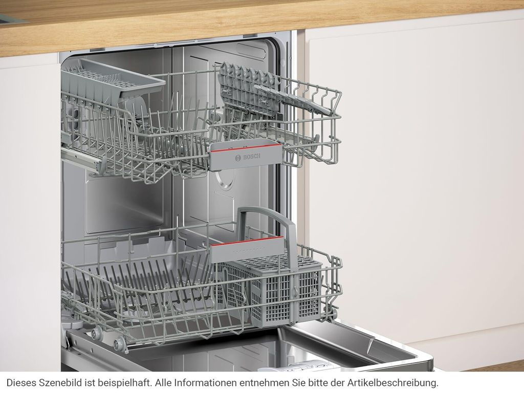 Bosch SMV4ETX08E, Voll integriert, Standardgröße (60 cm), Weiß, 1,75 m, 1,65 m, 1,9 m