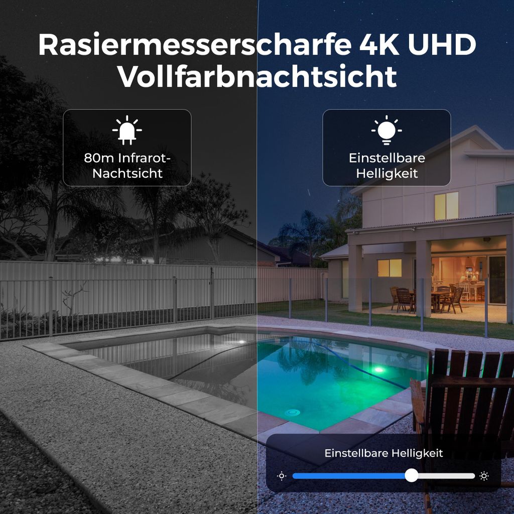 Reolink RLC - 823S2, 4K 8MP PTZ PoE Überwachungskamera, 16X Optischer Zoom, 360° Abdeckung, Auto - Tracking, Farbnachtsicht, Smarte Erkennung, IP66