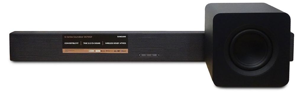 Samsung Q - Serie Soundbar HW - QS710GF 3.1.2 - Kanal Subwoofer (2025), 3.1.2 Kanäle, DTS Virtual:X, Dolby Atmos, Dolby TrueHD, Adaptiv, Game Pro, Standard, Surround Sound Erweiterung, Kabellos, Schwarz, AAC, AIFF, FLAC, LPCM, MP3, OGG, WAV