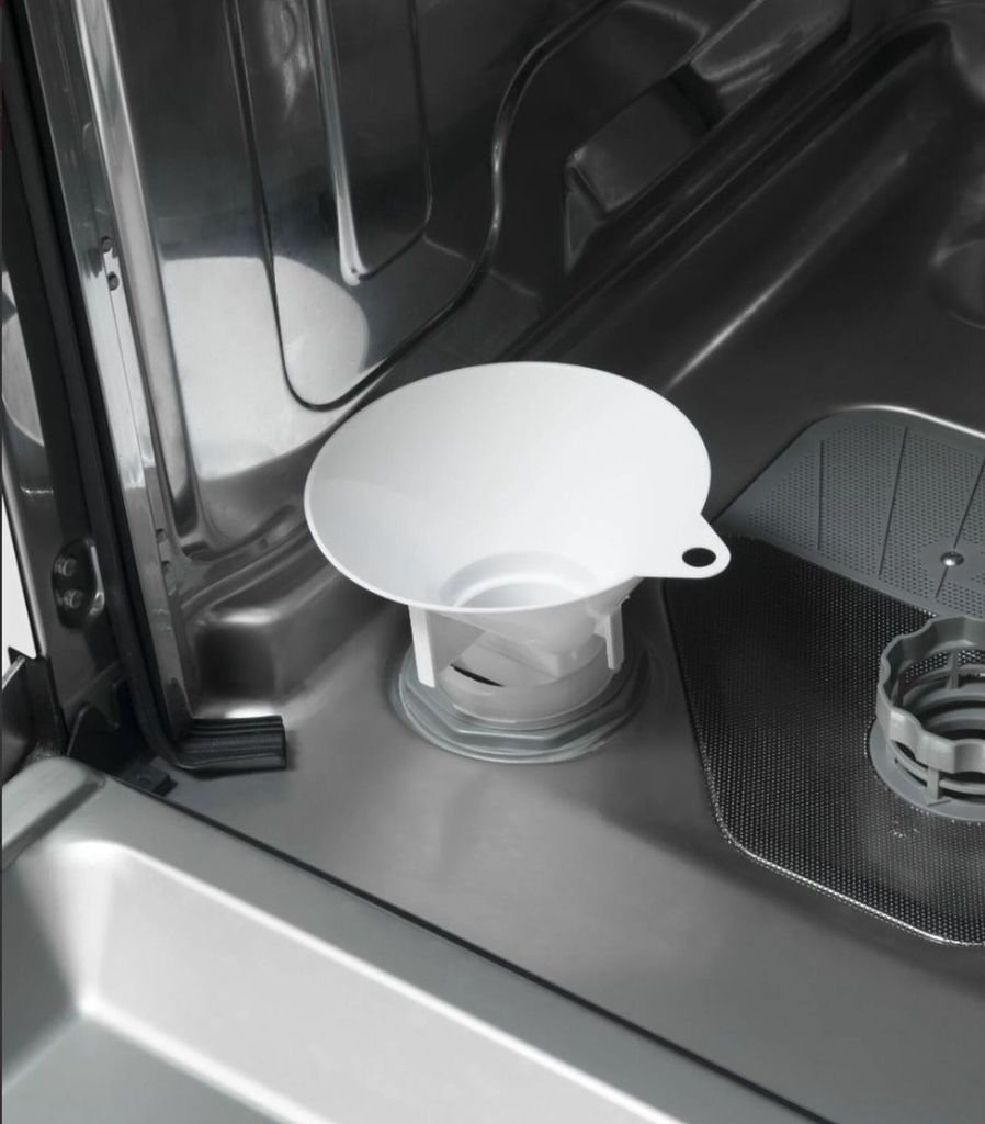 Amica EGSPU 500 911 E, Halb integriert, Single (45 cm breit), Edelstahl, Edelstahl, Tasten, LED