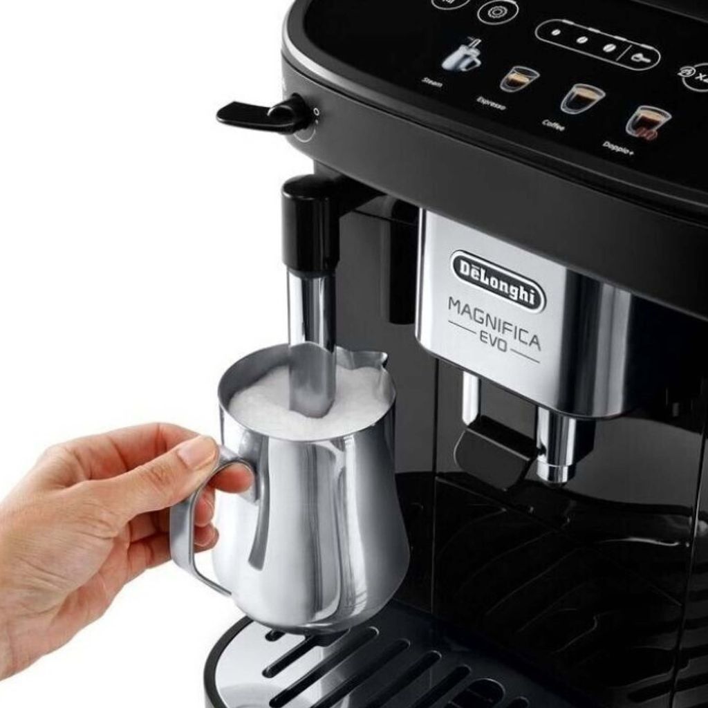 De'Longhi De’Longhi Magnifica Evo ECAM290.22.B, Espressomaschine, 1,8 l, Kaffeebohnen, Gemahlener Kaffee, Eingebautes Mahlwerk, 1450 W, Schwarz