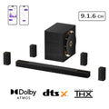 Ultimea Skywave X100 9.1.6 Soundbar mit 10'' Subwoofer, Dolby Atmos, DTS:X, 1500 W, Surround Sound System für Heimkino und TV, 8K HDR - Passthrough