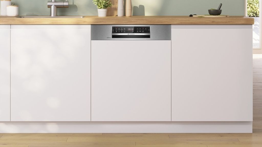 Bosch Serie 6 SMI6ZCS16E, Halb integriert, Standardgröße (60 cm), Edelstahl, Tasten, 1,75 m, 1,65 m
