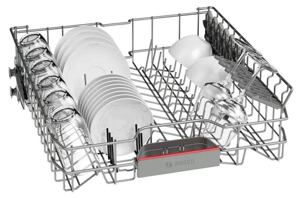 Bosch Serie 4 SMV4EVX08E, Voll integriert, Standardgröße (60 cm), Edelstahl, Tasten, 1,75 m, 1,65 m