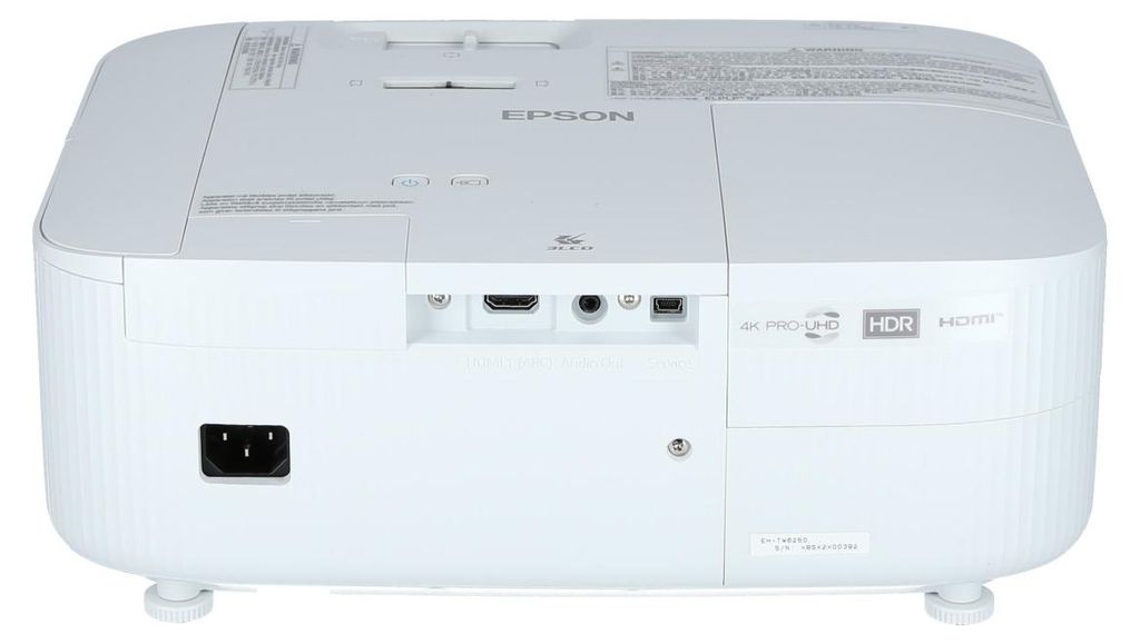 Epson EH - TW6250, 2800 ANSI Lumen, 3LCD, 4K+ (5120x3200), 35000:1, 16:9, 1016 - 12700 mm (40 - 500")