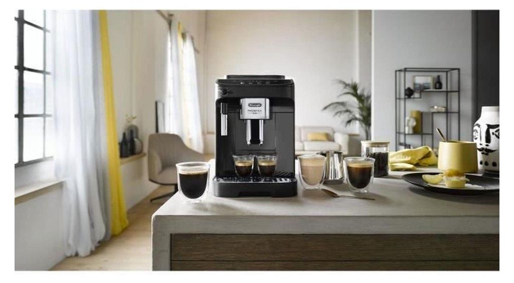 De'Longhi De’Longhi Magnifica Evo ECAM290.22.B, Espressomaschine, 1,8 l, Kaffeebohnen, Gemahlener Kaffee, Eingebautes Mahlwerk, 1450 W, Schwarz