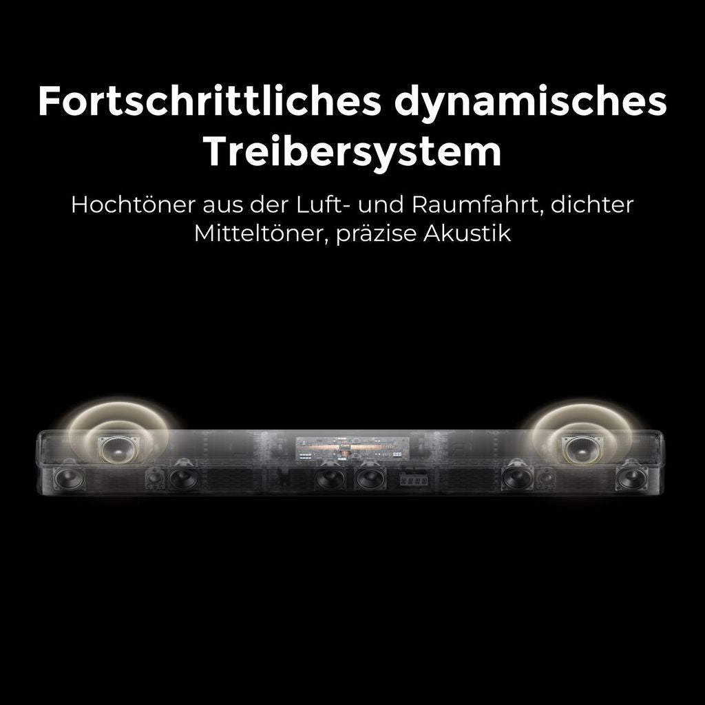 Ultimea Skywave Series 7.1.4ch Professionelles Kabelloses Surround Sound System für mit Dolby Atmos, kabellosem Subwoofer, 840W