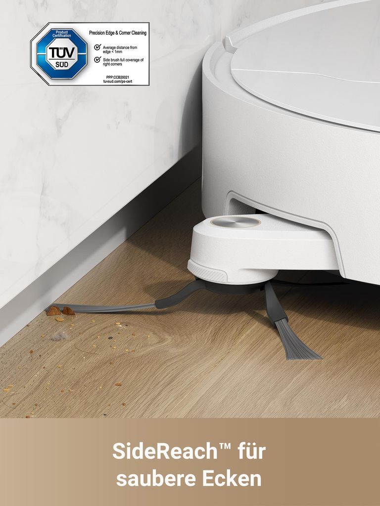 Dreame L40 Ultra Roboter Staubsauger mit Wischfunktion,11KPa Saugleistung,65°C selbstreinigendem,0 tangle Bürste,Obstacle Avoidance,All - in - One - Dock