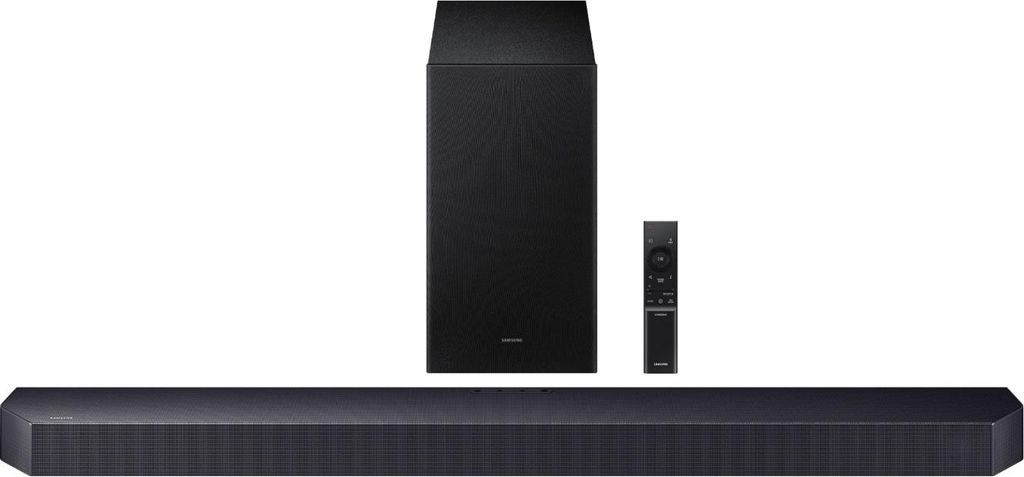 Samsung Q - series HW - Q600F, 3.1.2 Kanäle, DTS Virtual:X, Dolby Atmos, Dolby Digital 5.1, Dolby Digital Plus, Dolby TrueHD, Adaptiv, Game Pro, Standard, Surround Sound Erweiterung, Kabellos, Schwarz, Titan Black