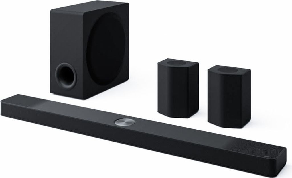 LG DS95TR, 9.1.5 Kanäle, 810 W, DTS Digital Surround, DTS:X, Dolby Atmos, Dolby Digital, Bass Blast, Spiel, Film, Musik, Sport, 96 kHz, Kabellos
