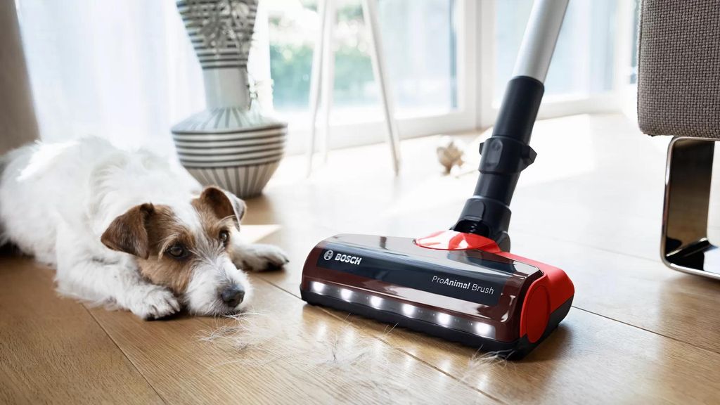 Bosch BBS711ANM Stabstaubsauger/Elektrischer Besen Beutellos 0,3 l Schwarz Rot Edelstahl