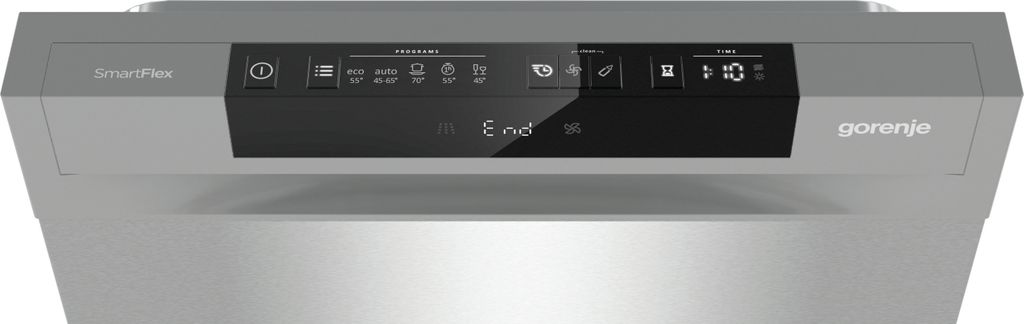 gorenje GS 541D10 X Geschirrspüler 45 cm - Silber - Freistehend - 11 Maßgedecke