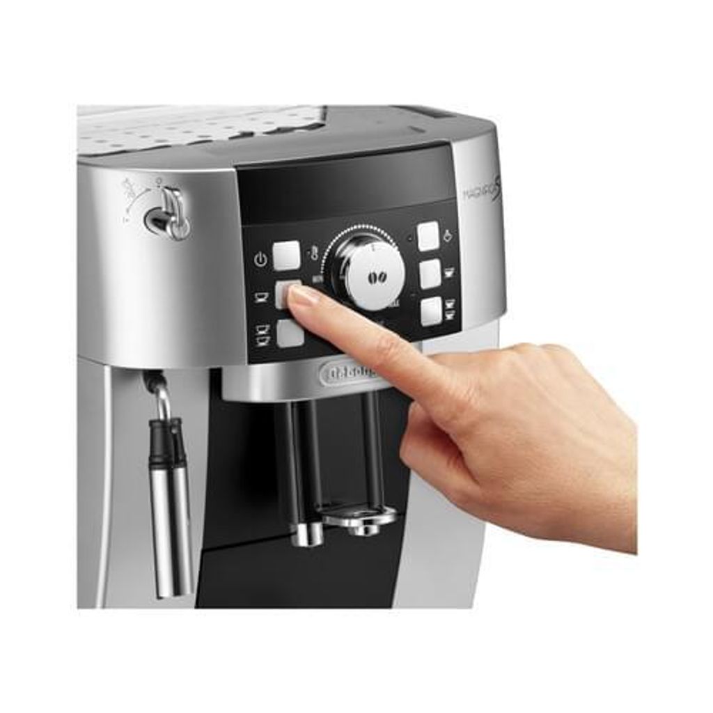 De'Longhi DeLonghi ECAM 21.110.SB, Schwarz, Tropfen, Kaffeebohnen, Gemahlener Kaffee, Cappuccino, Espresso, 1,8l, 1450W