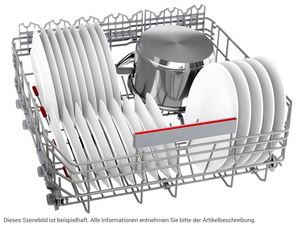 Bosch Serie 6 SMI6ZCS16E, Halb integriert, Standardgröße (60 cm), Edelstahl, Tasten, 1,75 m, 1,65 m
