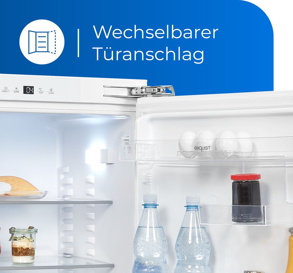 Exquisit Unterbau - Kühlschrank UKS140 - V - FE - 010D