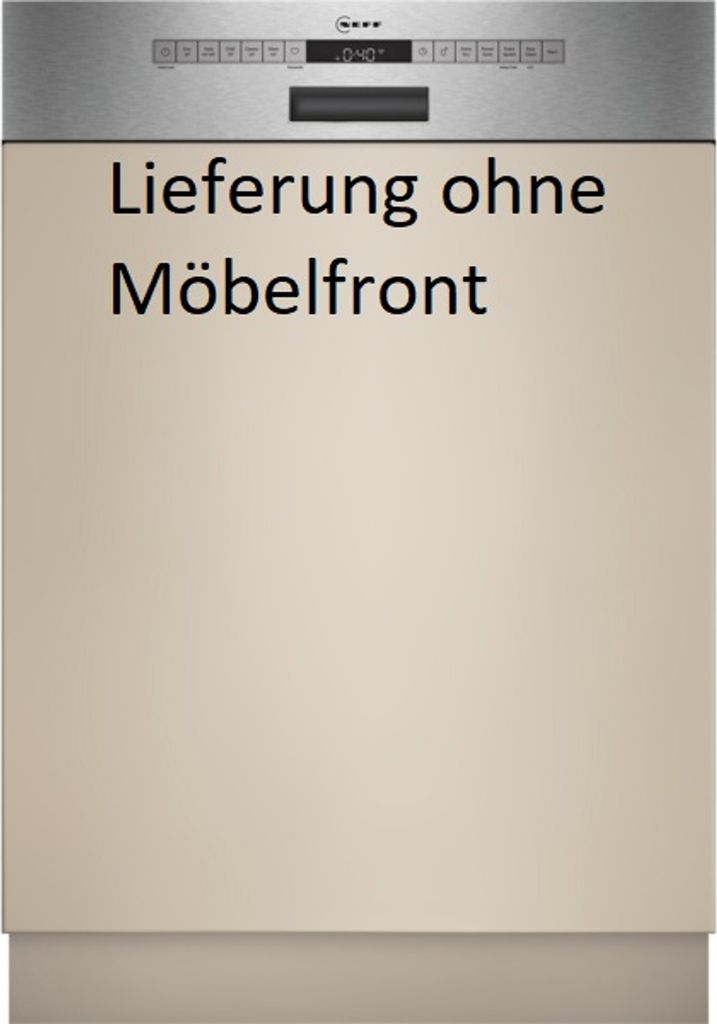 Neff S245ECS15E, Halb integriert, Standardgröße (60 cm), Gebürsteter Stahl, Edelstahl, Tasten, 1,75 m