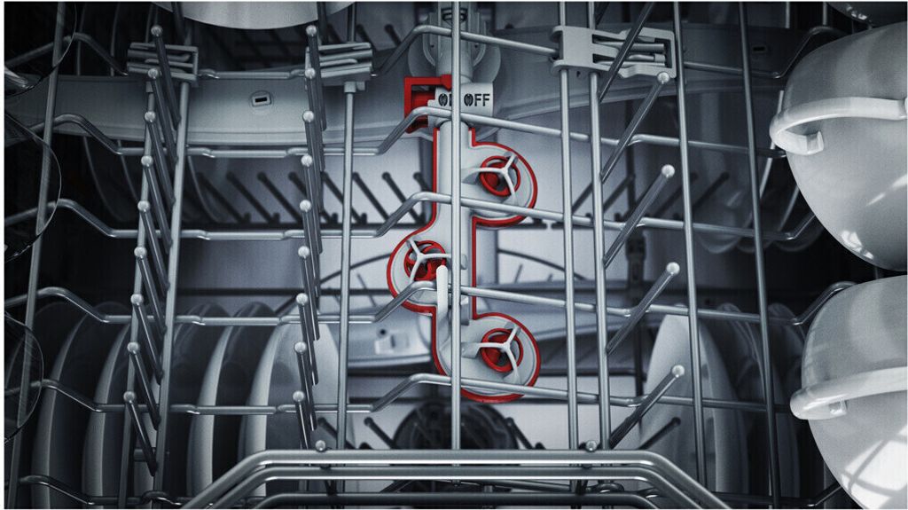 Bosch Serie 6 SMV6ZCX16E, Voll integriert, Standardgröße (60 cm), Edelstahl, 14 Maßgedecke, B, 40 dB