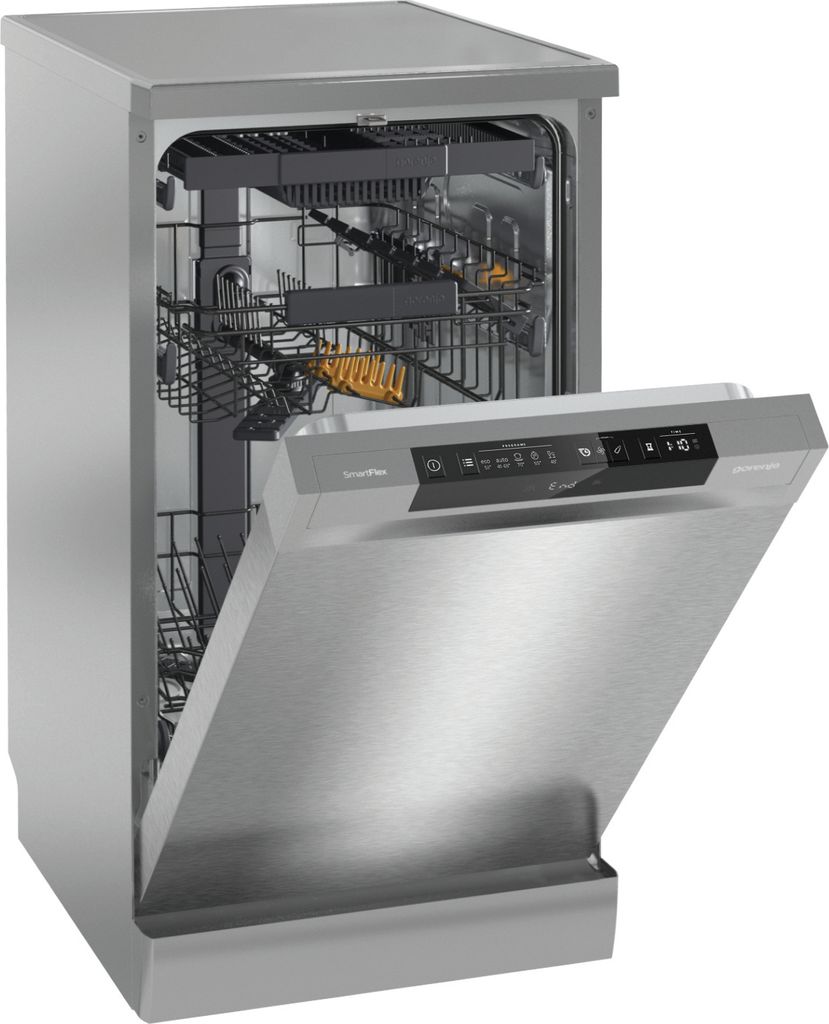 gorenje GS 541D10 X Geschirrspüler 45 cm - Silber - Freistehend - 11 Maßgedecke