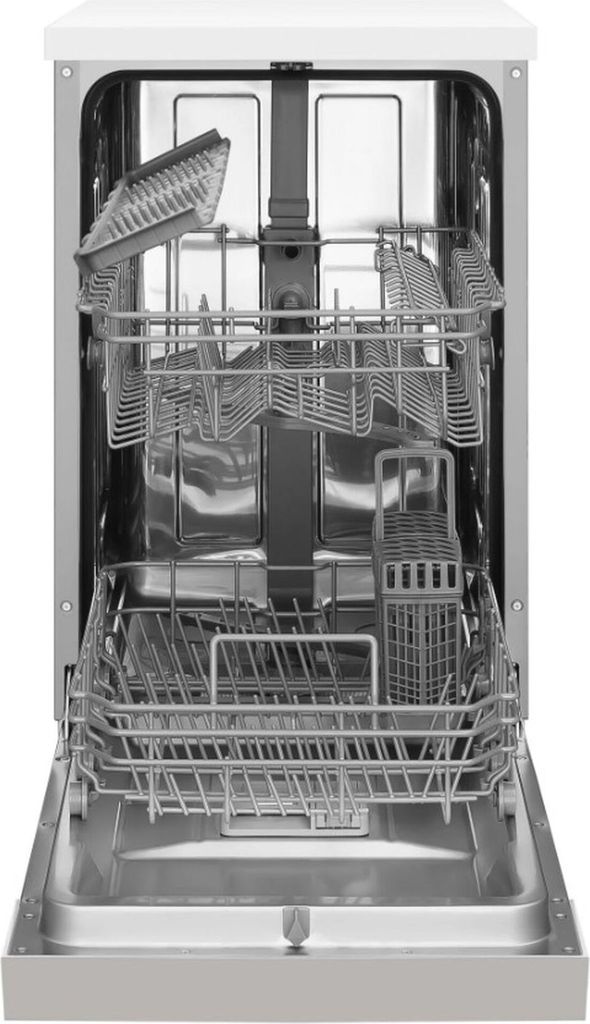 Amica EGSPU 500 911 E, Halb integriert, Single (45 cm breit), Edelstahl, Edelstahl, Tasten, LED