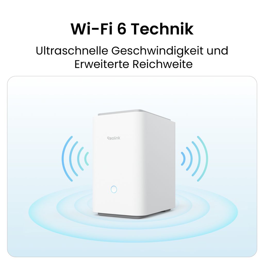 Reolink Home Hub Pro, Wi - Fi 6 kabelloses Sicherheitssystem, Zentralisierte Datenverwaltung, lokaler Speicher, 2TB HDD (bis zu 16TB), Max. 24 Kameras