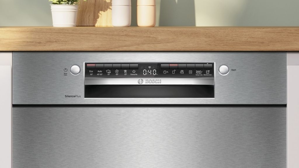 Bosch SMU4EVS08E Serie 4 edelstahl gebürstet 60 cm Home Connect
