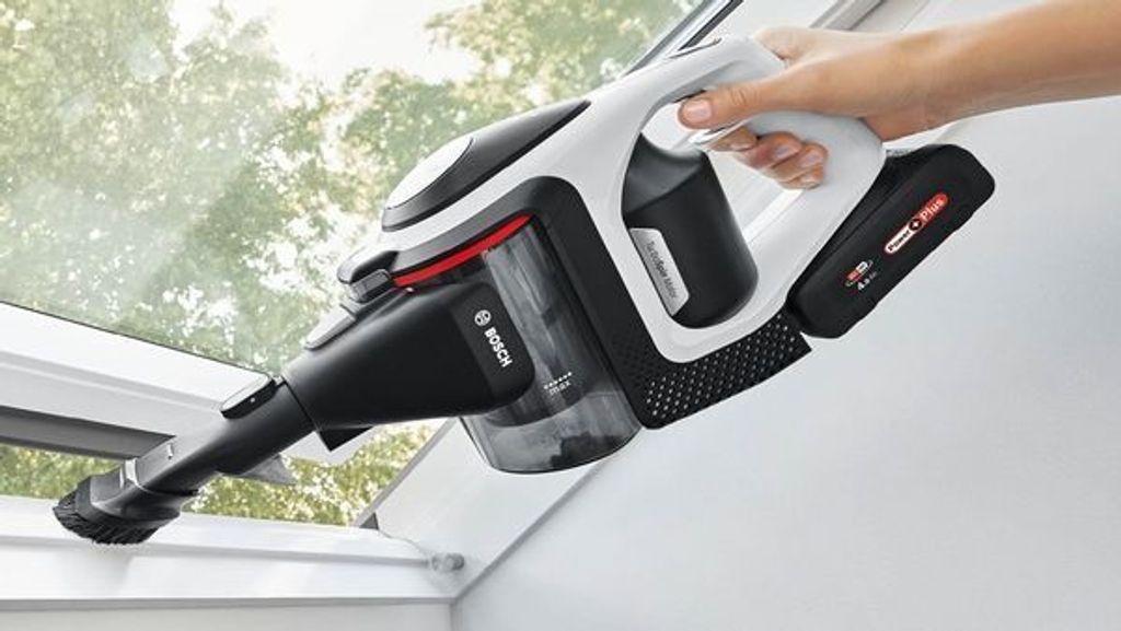 Bosch BCS712E, Stabstaubsauger, Beutellos, Schwarz, 0,3 l, 82 dB, Akku