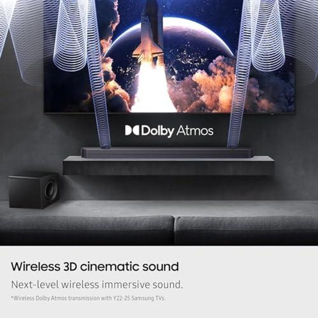 Samsung HW - Q930F/ZF, 9.1.4 Kanäle, 580 W, DTS 5.1, DTS Express, DTS - HD Master Audio, DTS:X, Dolby Atmos, Dolby Digital Plus, Dolby TrueHD, 140 W, Aktiver Subwoofer, Kabellos