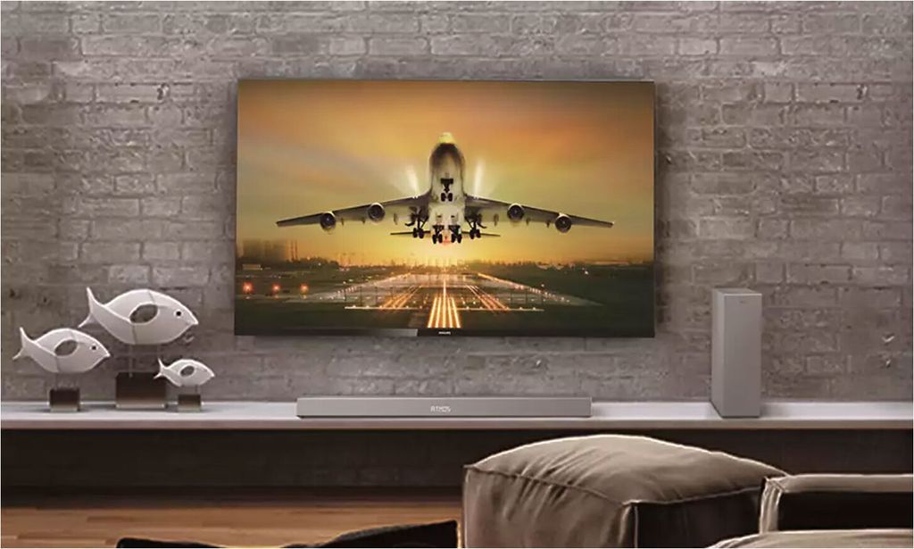 Philips TAB8505/10, 2.1 Kanäle, 200 W, Dolby Atmos, Dolby Digital, Dolby Digital Plus, Dolby TrueHD, 240 W, 200 W, 8 Ohm