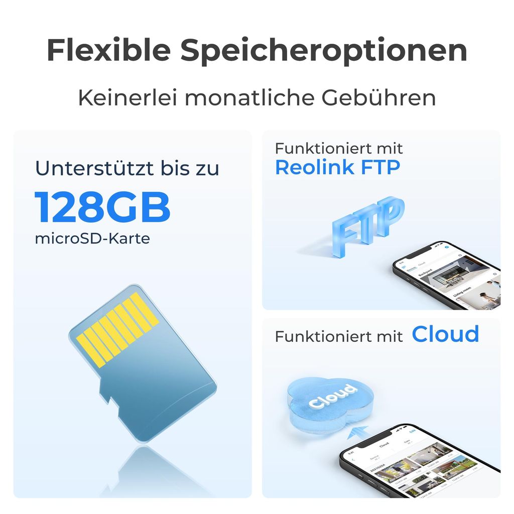 Reolink TrackMix LTE+Solarpanel - C, 4K 8MP 4G LTE Akku Dual Objektiv Überwachungskamera, Auto - Zoom & Tracking, Intelligente Erkennung, 6X Hybridzoom