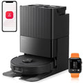roborock Qrevo Edge S5A Staubsauger Roboter 18.500 Pa(Upgrade von S8 Pro Ultra) Dual Anti - Tangle, 75℃ Heißwasser - Moppwäsche, Hebarem Wischmop,Schwarz