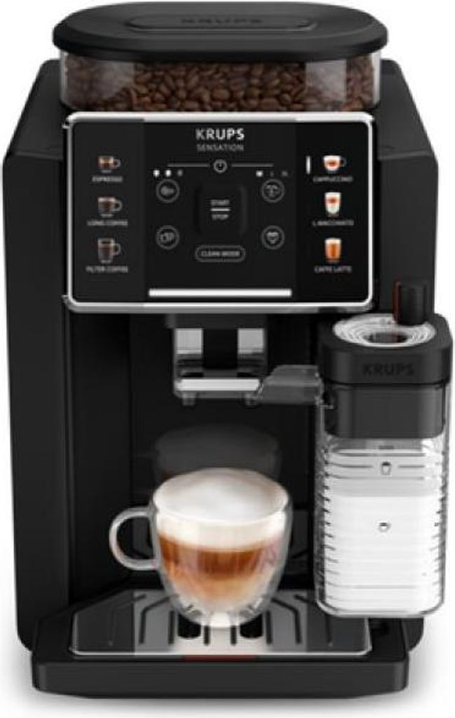 Krups EA9128D, Espressomaschine, Kaffeebohnen, Eingebautes Mahlwerk, Schwarz