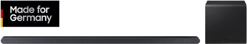 Samsung Ultra Slim Soundbar HW - S810GD 3.1.2 - Kanal & Subwoofer (2024), 3.1.2 Kanäle, 330 W, DTS Virtual:X, Dolby Atmos, Dolby Digital 5.1, Dolby Digital Plus, Dolby TrueHD, Adaptiv, Game Pro, Nacht, Standard, Kabellos, 200 W