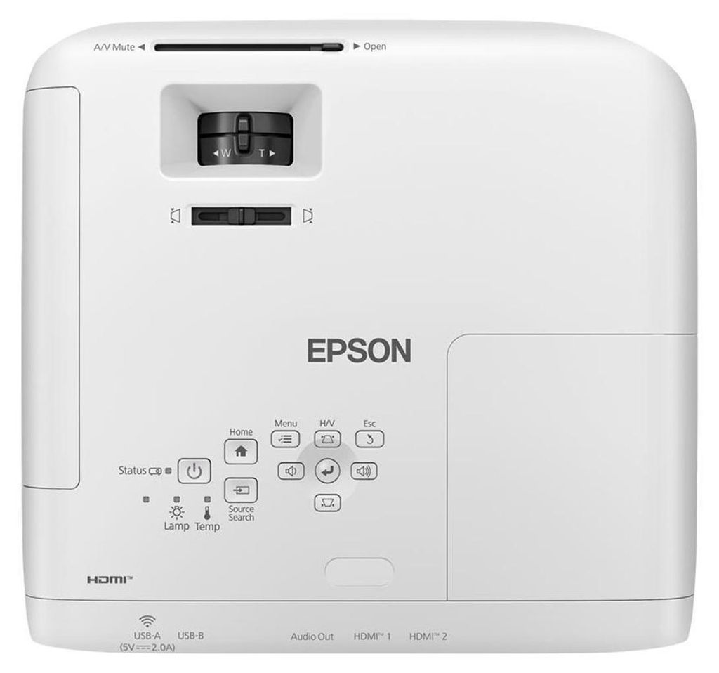 Epson EH - TW840, 4000 ANSI Lumen, 3LCD, 1080p (1920x1080), 16000:1, 16:9, 863,6 - 8559,8 mm (34 - 337")