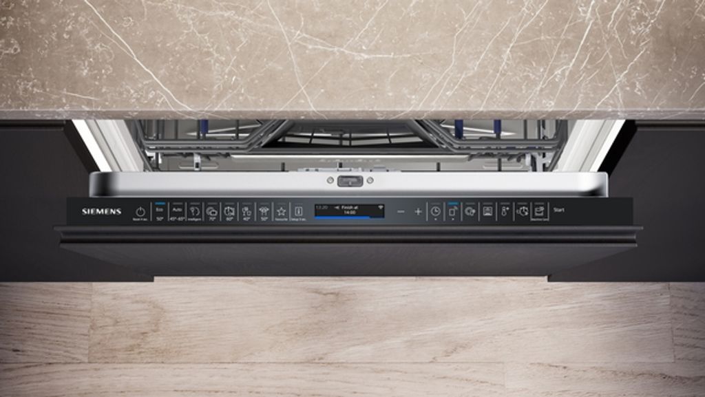 Siemens iQ700 SN87TX00CE, Voll integriert, Standardgröße (60 cm), Edelstahl, Berührung, TFT, 1,75 m