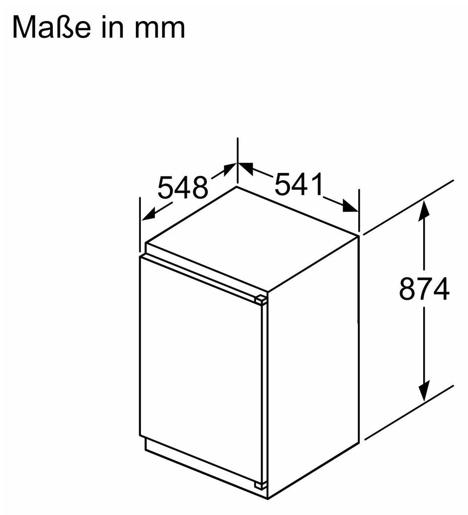 Neff Constructa Kühlschrank CK222NSE0, 560er Nische