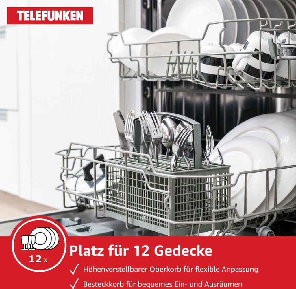 TELEFUNKEN Geschirrspüler vollintegriert - EV - 6014 - C