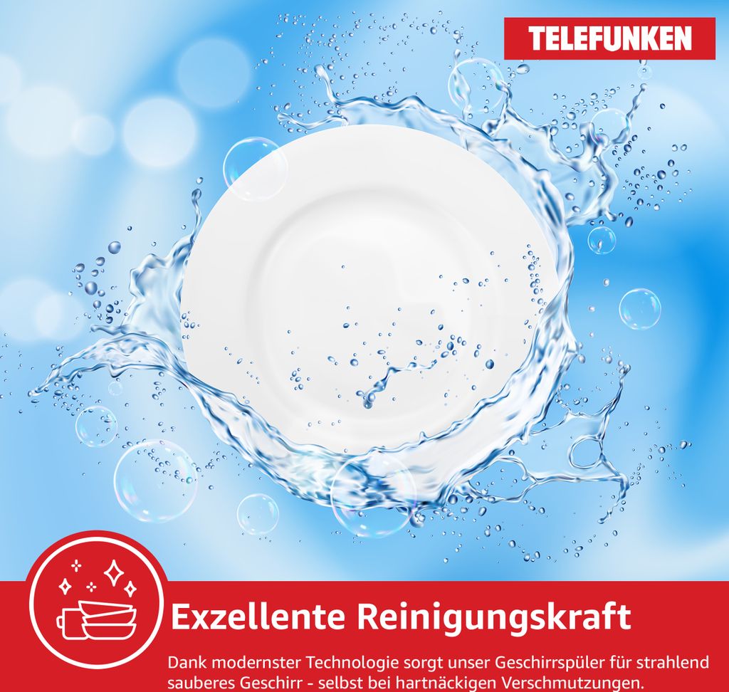 TELEFUNKEN Geschirrspüler vollintegriert - EV - 6014 - C