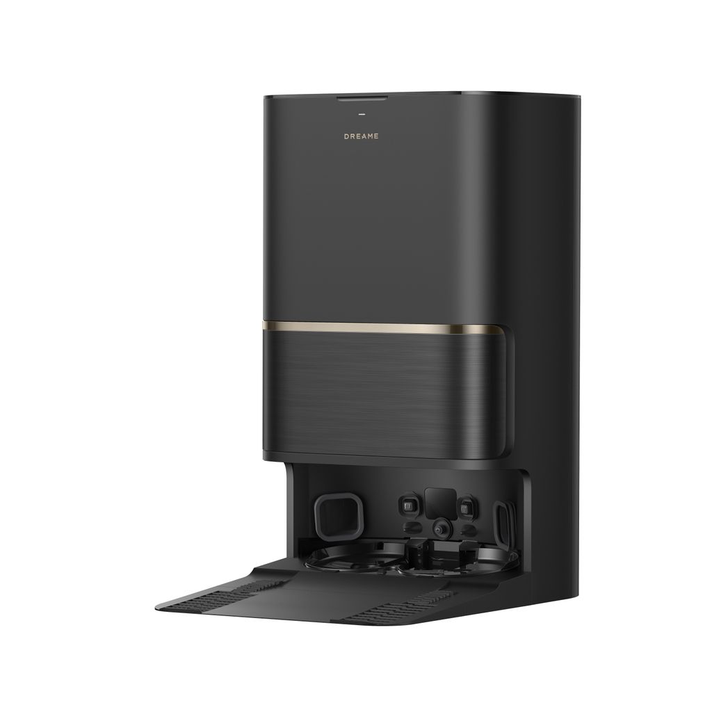 Dreame L50 Ultra AE Saugroboter mit Wischfunktion,28.000Pa Saugleistung,Automatische Entleerungsstation,Ausziehbare Seitenbürste,DryBoard,Schwarz