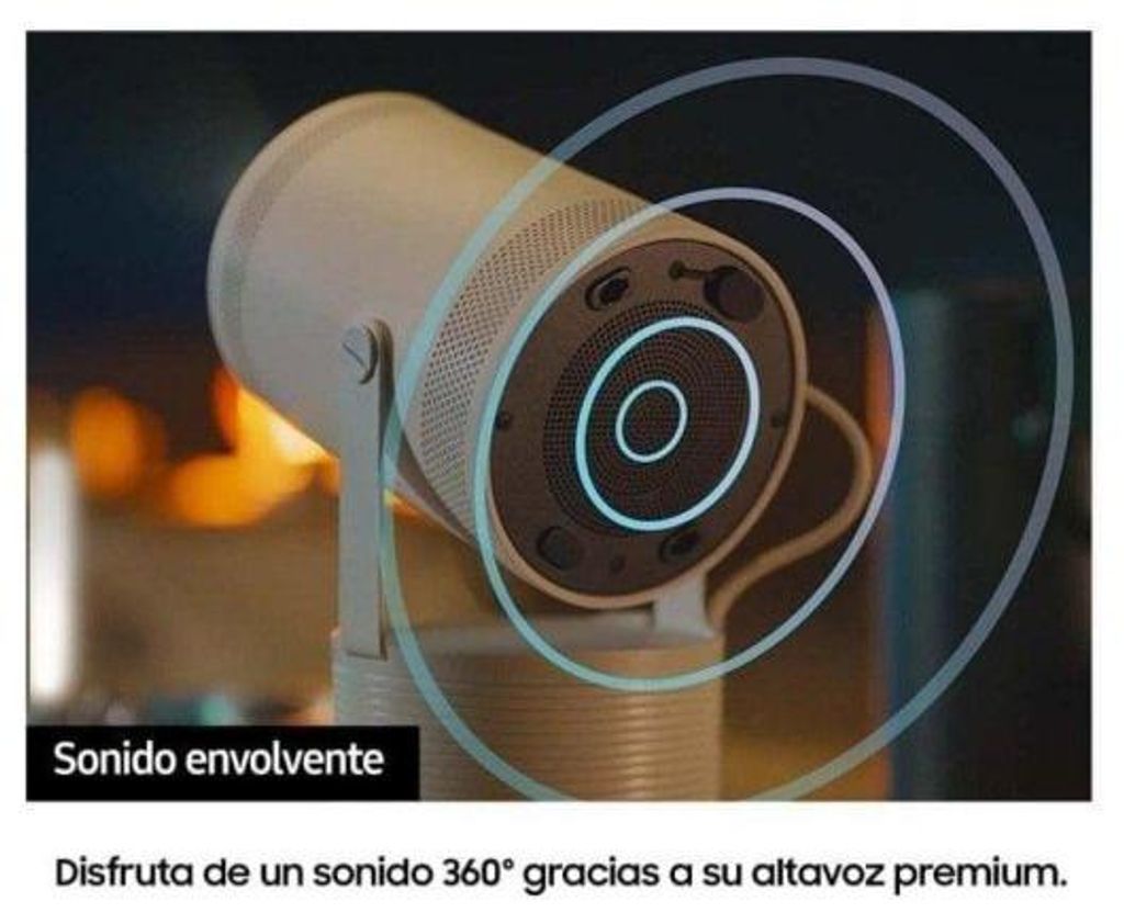 Samsung The Freestyle 2nd Gen., 1080p (1920x1080), 762 - 2540 mm (30 - 100"), Auto, Wi - Fi 5 (802.11ac), High Dynamic Range 10+ (HDR10 Plus), Hybrid Log - Gamma (HLG), Samsung TV Plus