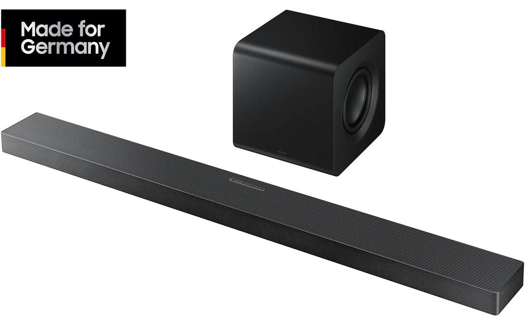 Samsung Q - Serie Soundbar HW - QS710GF 3.1.2 - Kanal Subwoofer (2025), 3.1.2 Kanäle, DTS Virtual:X, Dolby Atmos, Dolby TrueHD, Adaptiv, Game Pro, Standard, Surround Sound Erweiterung, Kabellos, Schwarz, AAC, AIFF, FLAC, LPCM, MP3, OGG, WAV