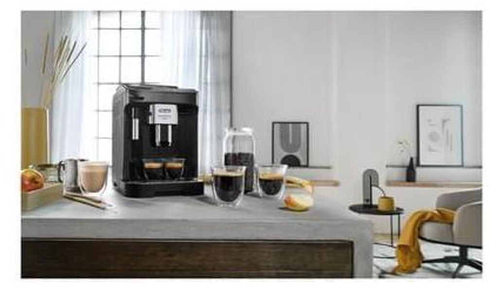 De'Longhi De’Longhi Magnifica Evo ECAM290.22.B, Espressomaschine, 1,8 l, Kaffeebohnen, Gemahlener Kaffee, Eingebautes Mahlwerk, 1450 W, Schwarz
