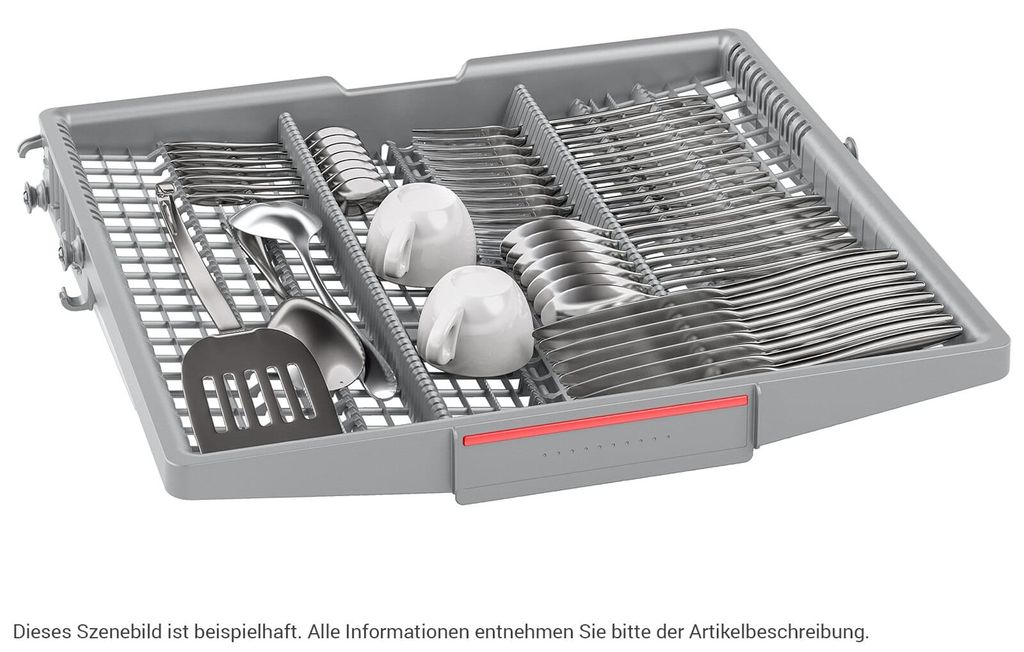 Bosch Serie 6 SMI6ZCS16E, Halb integriert, Standardgröße (60 cm), Edelstahl, Tasten, 1,75 m, 1,65 m