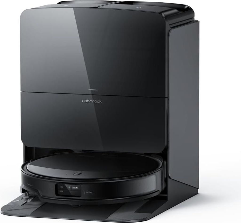 roborock Saros 10R, Beutellos, Schwarz, Rund, Staubbeutel, 0,27 l, 65 dB