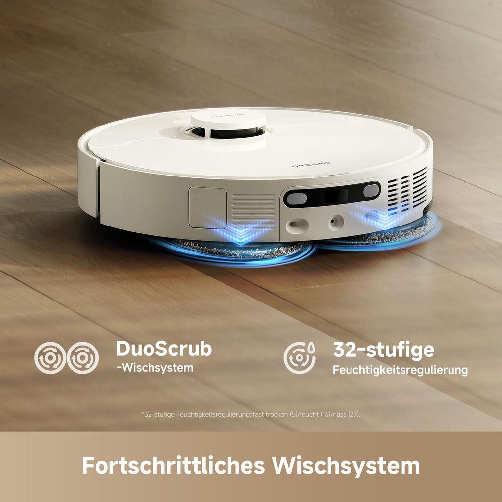 Dreame L10s Ultra Gen3 Staubsauger Roboter mit Wischfunktion&Selbstreinigender Mopp,25KPa Saugleistung,Haustiermodus,All inOne Dock,Teppichreinigung