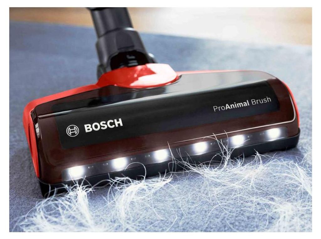 Bosch BBS711ANM Stabstaubsauger/Elektrischer Besen Beutellos 0,3 l Schwarz Rot Edelstahl