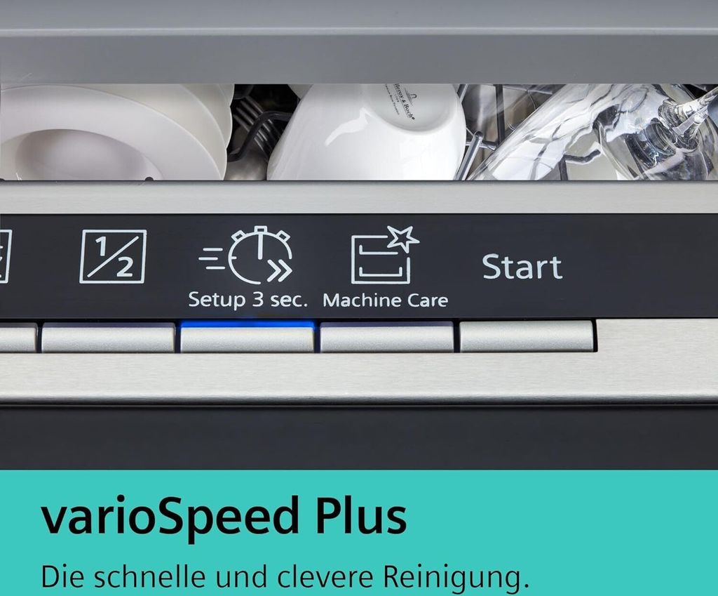 Siemens iQ500 SX95EX07CE, Voll integriert, Standardgröße (60 cm), Schwarz, Berührung, 1,75 m, 1,65 m