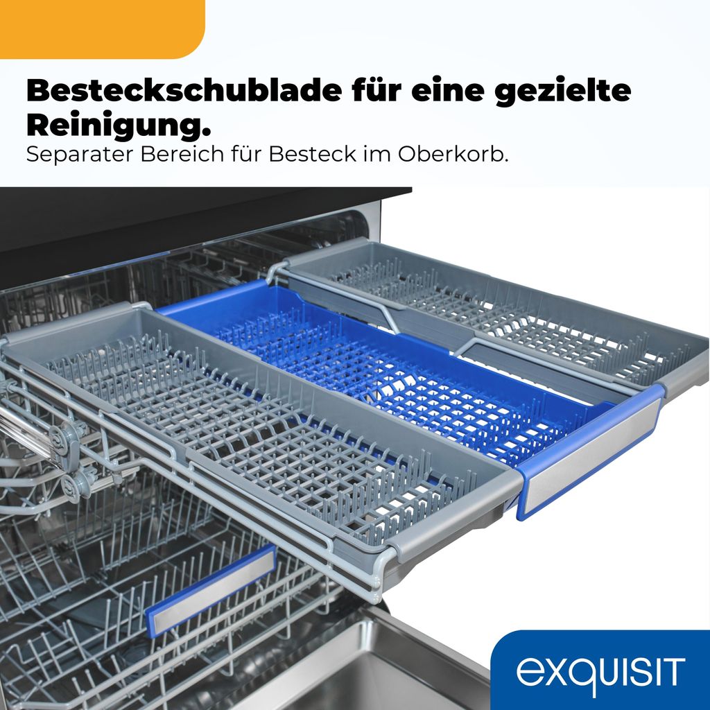 Exquisit Stand - /Unterbau - Geschirrspüler GSP9616 - 450B schwarz