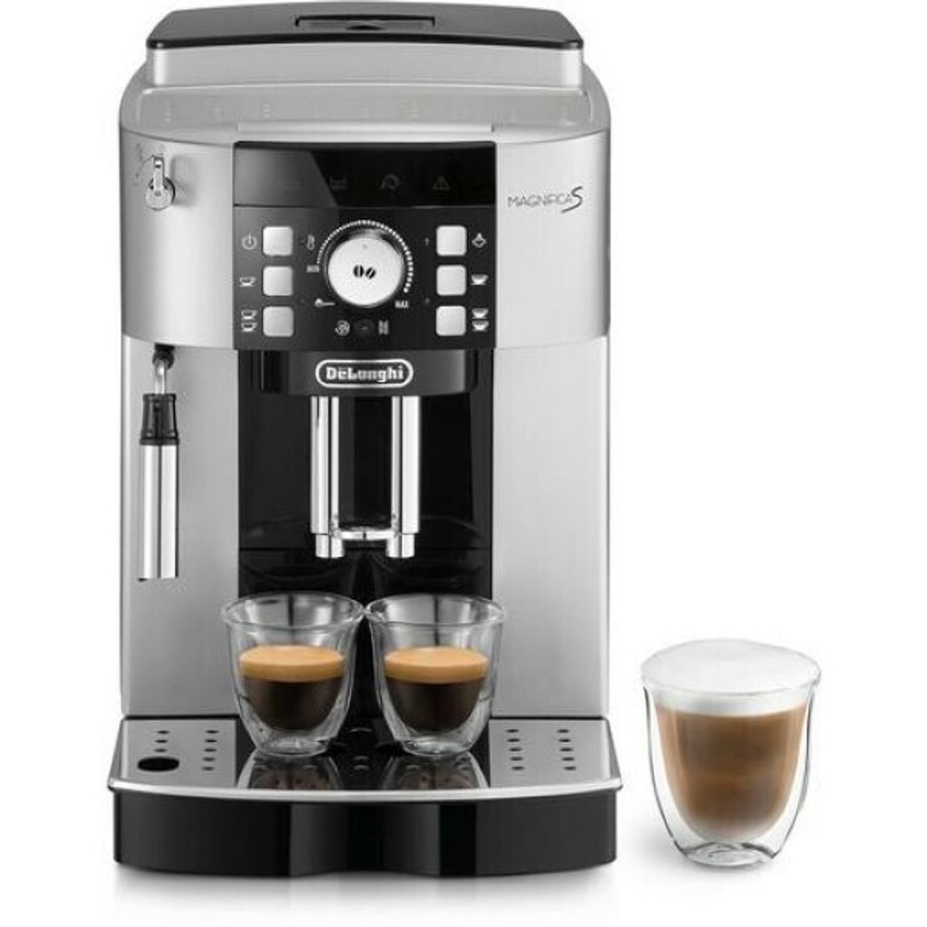 De'Longhi DeLonghi ECAM 21.110.SB, Schwarz, Tropfen, Kaffeebohnen, Gemahlener Kaffee, Cappuccino, Espresso, 1,8l, 1450W