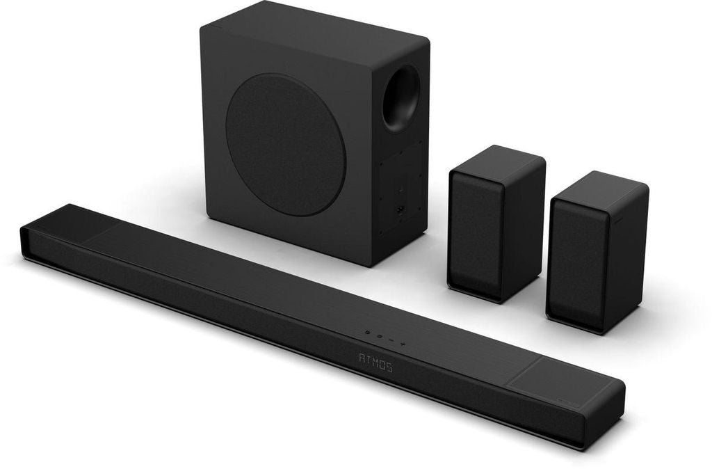 Hisense 5.1.4 CH Soundbar, 600 W, 5.1.4 Kanäle, 600 W, DTS:X, Dolby Atmos, 280 W, 20000 Hz, Kabellos