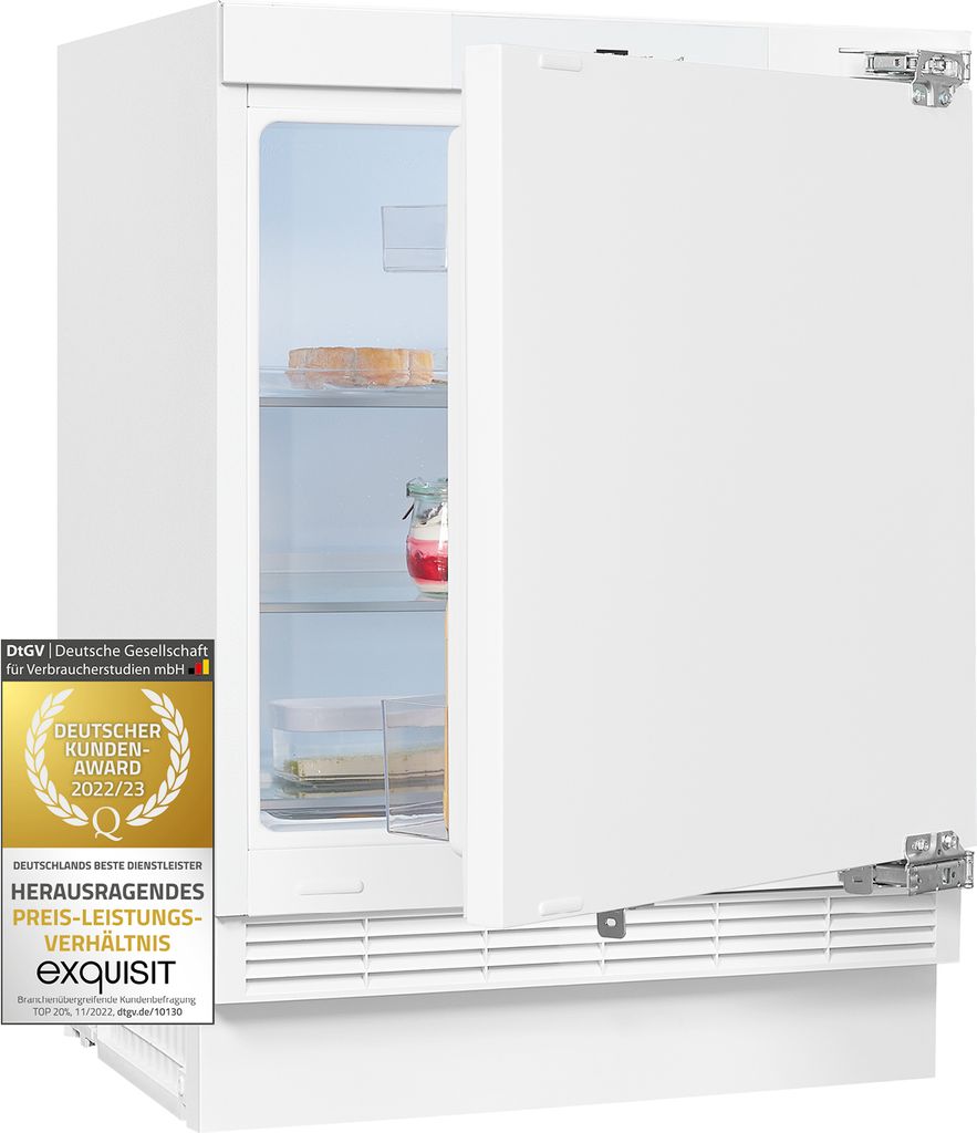 Exquisit Unterbau - Kühlschrank UKS140 - V - FE - 010D
